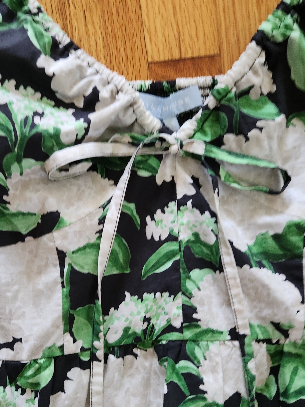 Hill House Ophelia Dress Night Bloom Hydrangea floral pattern M - Picture 4 of 9
